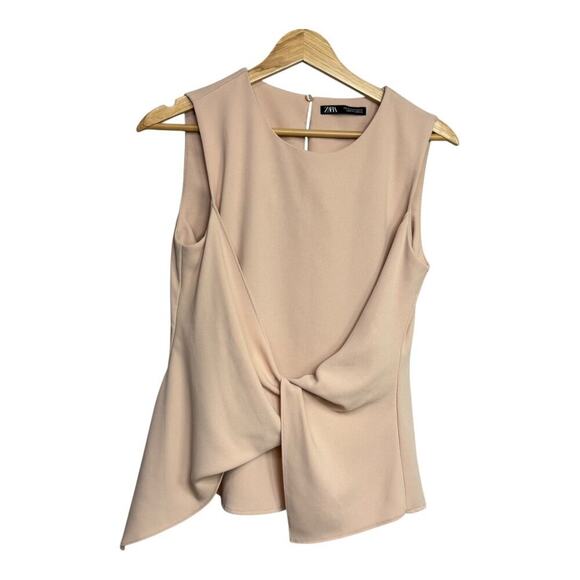 Zara sleeveless  top rouge size xs - Picture 1 of 6